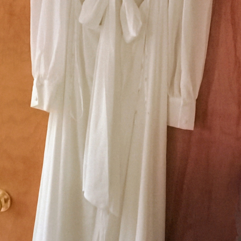 Lulus, White, zip-up mid-back, Maxi Dress, Wedding, Elegant, Small, Simple, NWOT